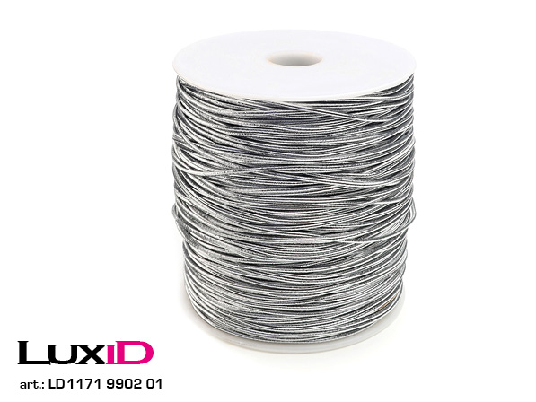 Round elastic 01 zilver 2mmx100m